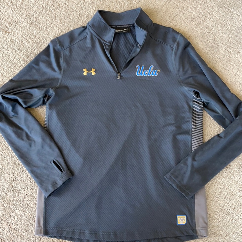 UCLA ☀️💙 grey Coldgear 1/4 zip NWOT
